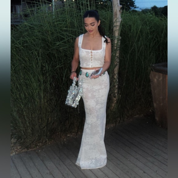 MAJORELLE Narcisa Set in White - Picture 5 of 5